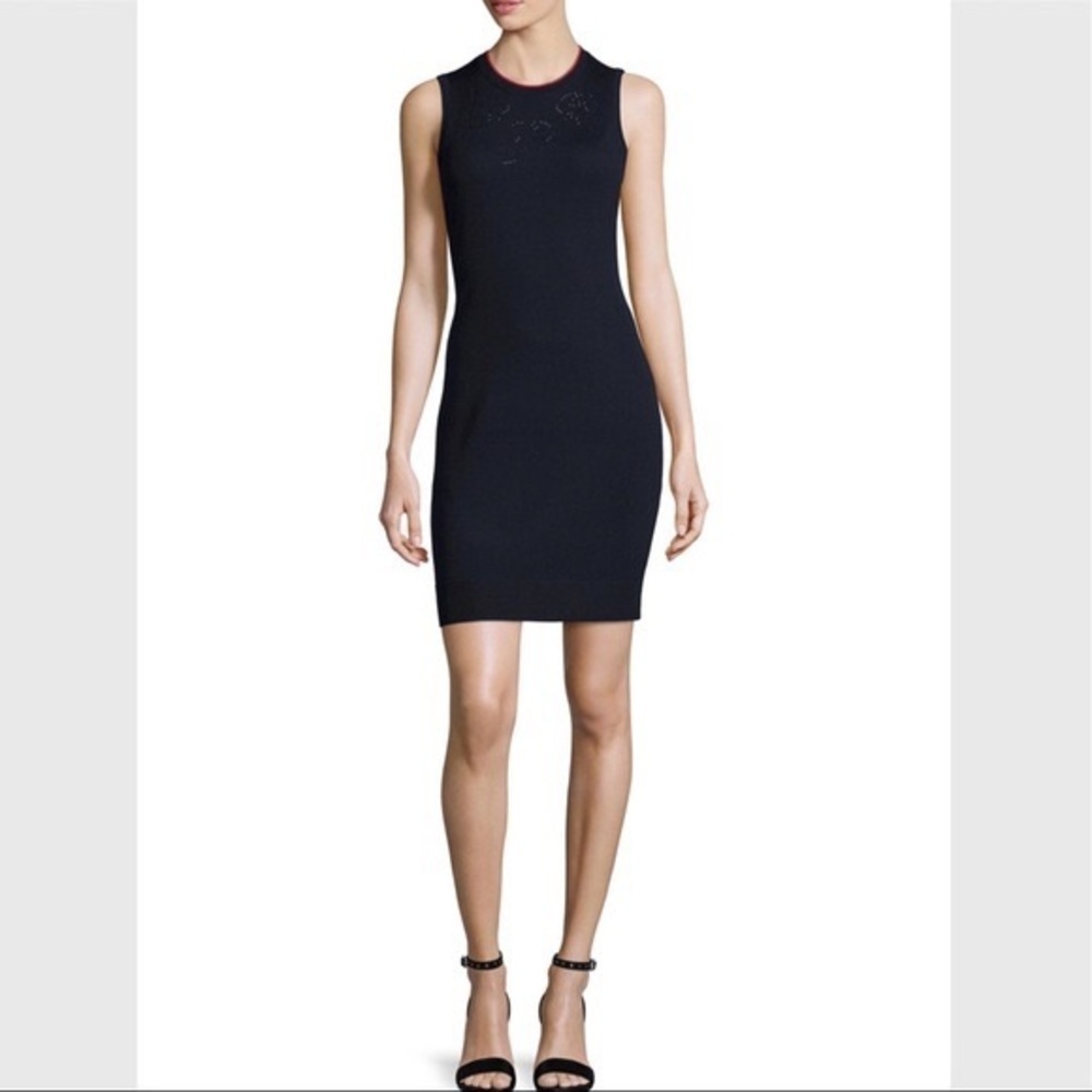 Rag & Bone Adriana Wool Blend Knit Dress in Navy  (111)